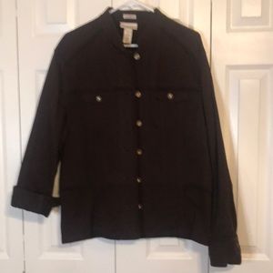 Ladies plus brown jacket XXL